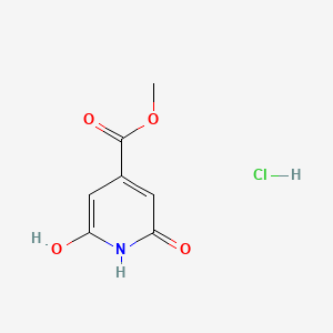 molecular formula C7H8ClNO4 B572846 Methyl 2,6-Dihydroxypyridine-4-carboxylate Hydrochloride CAS No. 1314406-42-2