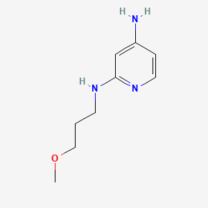 molecular formula C9H15N3O B572850 N2-(3-methoxypropyl)pyridine-2,4-diamine CAS No. 1250753-89-9