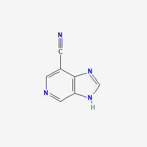 molecular formula C7H4N4 B572857 3h-Imidazo[4,5-c]pyridine-7-carbonitrile CAS No. 1234616-79-5