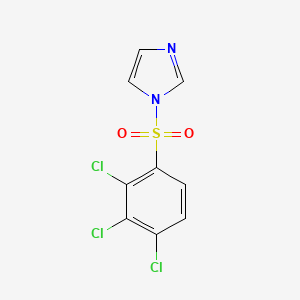 molecular formula C9H5Cl3N2O2S B5728682 1-(2,3,4-trichlorobenzenesulfonyl)-1H-imidazole 