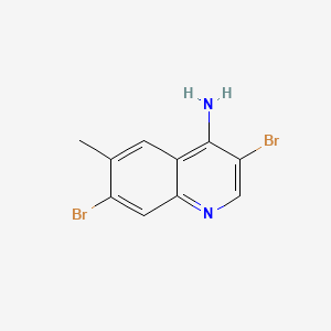 3,7-Dibromo-6-methylquinolin-4-amine