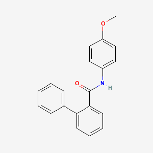 molecular formula C20H17NO2 B5729002 N-(4-methoxyphenyl)biphenyl-2-carboxamide 