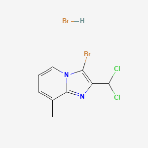 3-Bromo-2-(dichloromethyl)-8-methylimidazo[1,2-a]pyridine hydrobromide