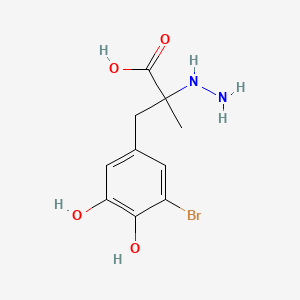 molecular formula C10H13BrN2O4 B572921 3-Bromo Carbidopa CAS No. 1246819-09-9
