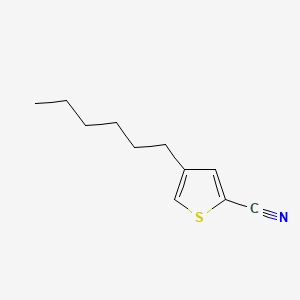 4-Hexylthiophene-2-carbonitrile