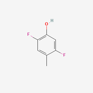 molecular formula C7H6F2O B572946 2,5-Difluoro-4-methylphenol CAS No. 1260892-16-7