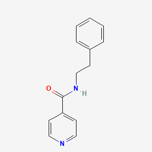 molecular formula C14H14N2O B5729497 N-(2-phenylethyl)pyridine-4-carboxamide 