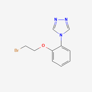 4-(2-(2-bromoethoxy)phenyl)-4H-1,2,4-triazole