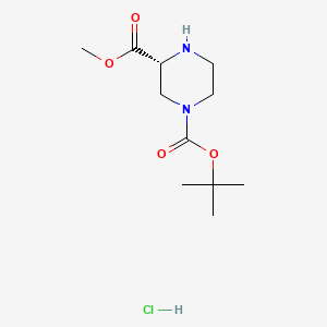 (R)-1-tert-Butyl 3-methyl piperazine-1,3-dicarboxylate hydrochloride