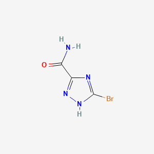 3-bromo-1H-1,2,4-triazole-5-carboxamide