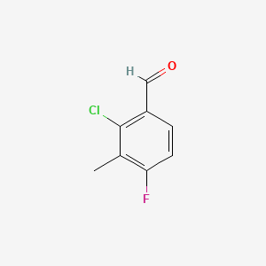 2-Chloro-4-fluoro-3-methylbenzaldehyde