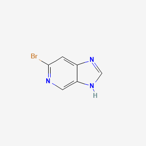 molecular formula C6H4BrN3 B573004 6-bromo-1H-imidazo[4,5-c]pyridine CAS No. 1312440-90-6