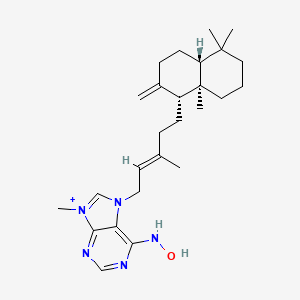 molecular formula C26H40N5O+ B573025 (-)-Ageloxime D CAS No. 1219817-25-0