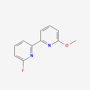 molecular formula C11H9FN2O B573046 6-Fluoro-6'-methoxy-2,2'-bipyridine CAS No. 1245646-08-5