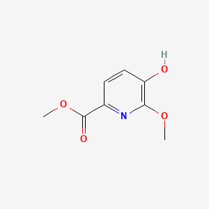 molecular formula C8H9NO4 B573048 Methyl 5-hydroxy-6-methoxypicolinate CAS No. 1256791-78-2