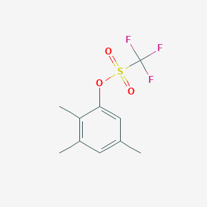 molecular formula C10H11F3O3S B057307 2,3,5-Trimethylphenyl trifluoromethanesulfonate CAS No. 209684-76-4