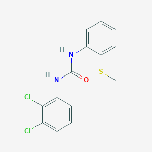 molecular formula C14H12Cl2N2OS B5730733 N-(2,3-DICHLOROPHENYL)-N'-[2-(METHYLSULFANYL)PHENYL]UREA 