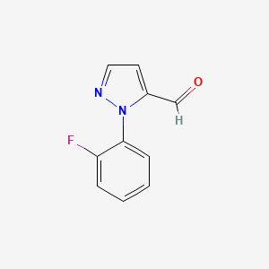 1-(2-fluorophenyl)-1H-pyrazole-5-carbaldehyde