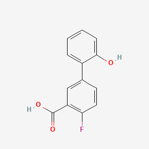 2-Fluoro-5-(2-hydroxyphenyl)benzoic acid