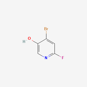 molecular formula C5H3BrFNO B573117 4-Bromo-6-fluoropyridin-3-ol CAS No. 1227578-23-5