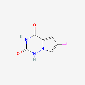 6-Iodopyrrolo[2,1-F][1,2,4]triazine-2,4-dione
