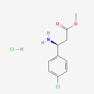 (S)-Methyl 3-amino-3-(4-chlorophenyl)propanoate hydrochloride