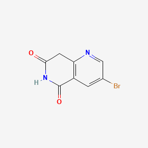 3-Bromo-6,8-dihydro-1,6-naphthyridine-5,7-dione