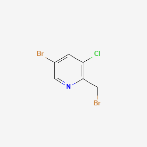 5-Bromo-2-(bromomethyl)-3-chloropyridine