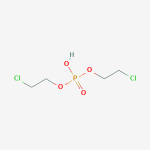molecular formula C₄H₉Cl₂O₄P B057314 双(2-氯乙基)磷酸酯 CAS No. 3040-56-0