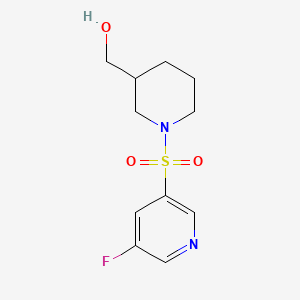 (1-(5-Fluoropyridin-3-ylsulfonyl)piperidin-3-yl)methanol