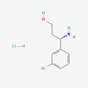 (S)-3-AMINO-3-(3-BROMOPHENYL)PROPAN-1-OL HCL