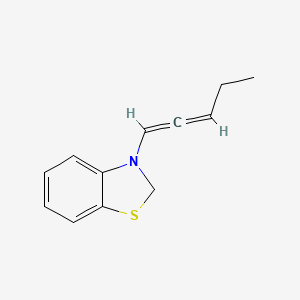 molecular formula C12H13NS B573202 CID 45077228 CAS No. 171628-33-4