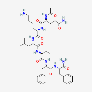 molecular formula C42H63N9O8 B573211 Acetly- CAS No. 189064-06-0