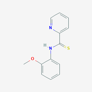 molecular formula C13H12N2OS B5732110 N-(2-methoxyphenyl)pyridine-2-carbothioamide 