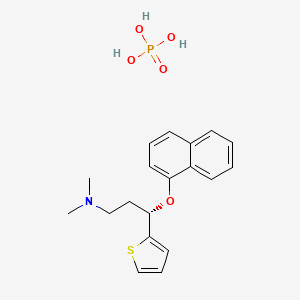 (S)-N,N-Dimethyl-3-(naphthalen-1-yloxy)-3-(thiophen-2-yl)propan-1-amine phosphate