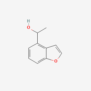 molecular formula C10H10O2 B573261 1-(Benzofuran-4-yl)ethanol CAS No. 181819-98-7