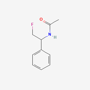 molecular formula C10H12FNO B573263 N-(2-Fluoro-1-phenylethyl)acetamide CAS No. 183995-36-0