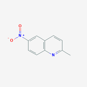 molecular formula C10H8N2O2 B057331 2-Methyl-6-nitroquinoline CAS No. 613-30-9