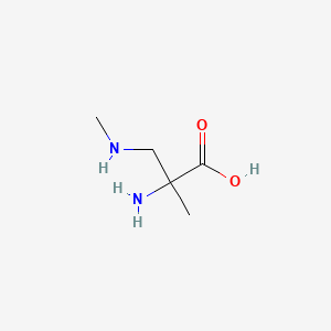 2-Amino-2-methyl-3-methylamino-propanoic acid