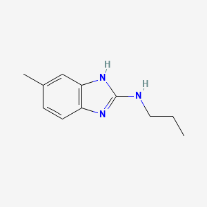 5-methyl-N-propyl-1H-benzo[d]imidazol-2-amine