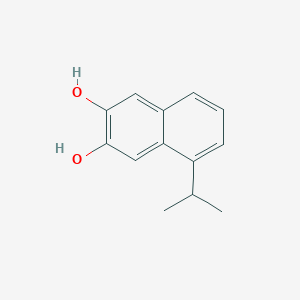 molecular formula C13H14O2 B057333 5-Isopropylnaphthalene-2,3-diol CAS No. 113458-96-1
