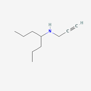 molecular formula C10H19N B573344 N-(4-Heptyl)propargylamine CAS No. 177721-70-9