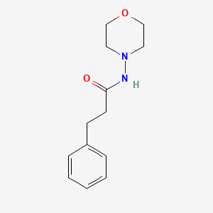 molecular formula C13H18N2O2 B5733514 N-4-morpholinyl-3-phenylpropanamide 