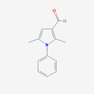 molecular formula C13H13NO B057336 2,5-Dimethyl-1-phenyl-1H-pyrrole-3-carbaldehyde CAS No. 83-18-1