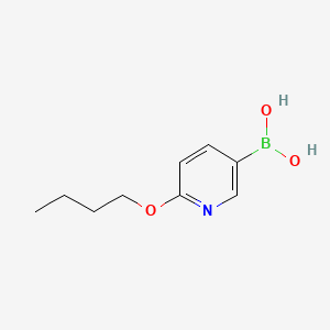molecular formula C9H14BNO3 B573366 (6-Butoxypyridin-3-yl)boronic acid CAS No. 193400-34-9