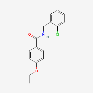 molecular formula C16H16ClNO2 B5733720 N-(2-chlorobenzyl)-4-ethoxybenzamide 