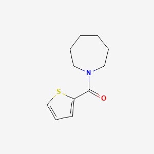 molecular formula C11H15NOS B5733738 Azepan-1-yl(thiophen-2-yl)methanone 