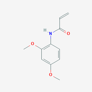 molecular formula C11H13NO3 B5733797 N-(2,4-dimethoxyphenyl)prop-2-enamide 