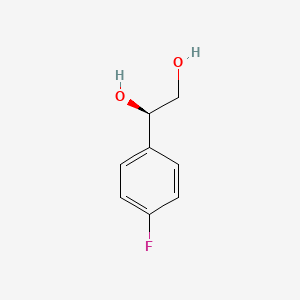 molecular formula C8H9FO2 B573383 (R)-1-(4-Fluorophenyl)ethane-1,2-diol CAS No. 179694-35-0