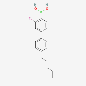 (3-Fluoro-4'-pentyl-[1,1'-biphenyl]-4-YL)boronic acid